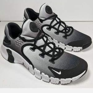 Nike Free Metcon 4 White Black Sneakers Women's Size 8 Running Training